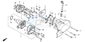 VF750C drawing WATER PUMP