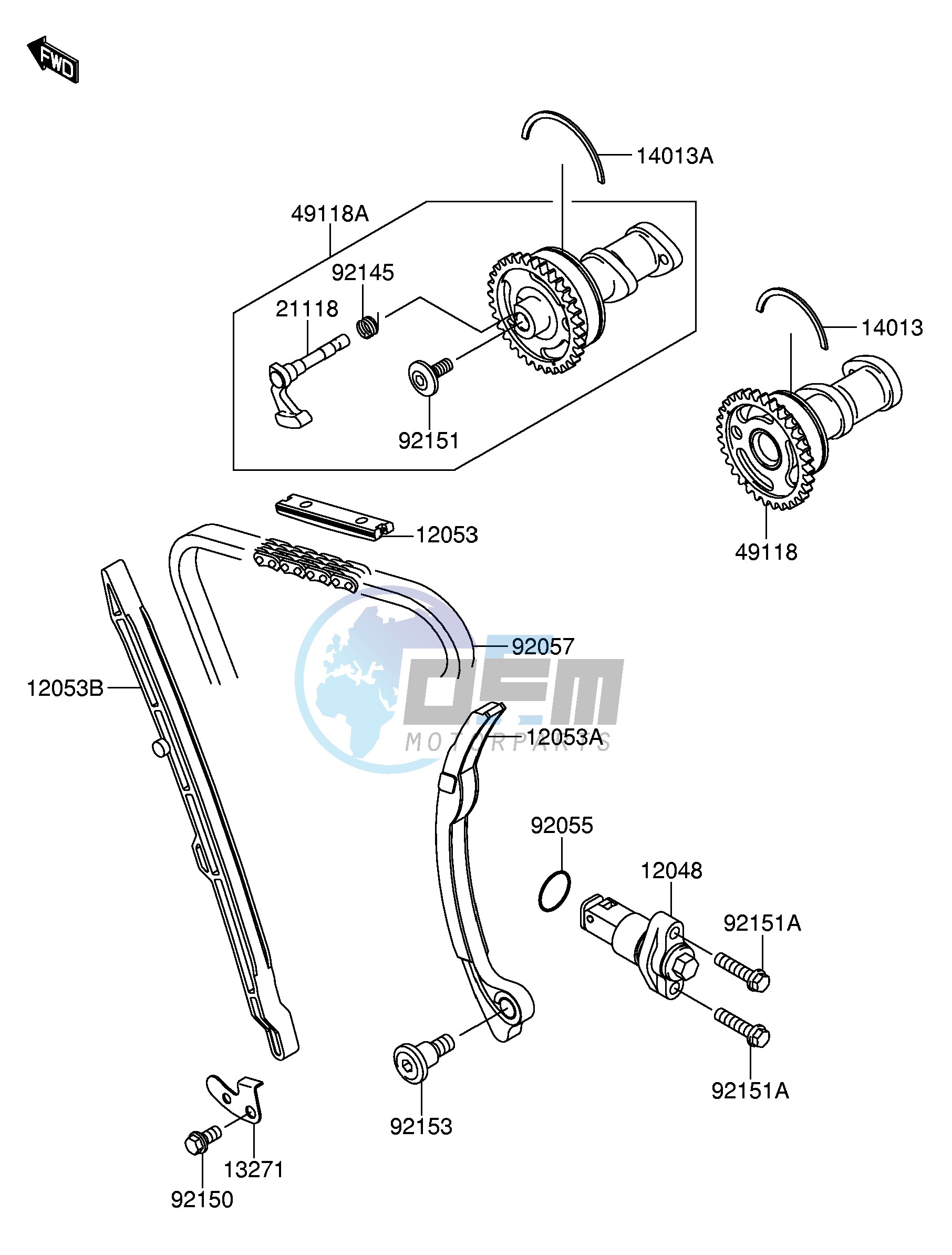 CAMSHAFT TENSIONER