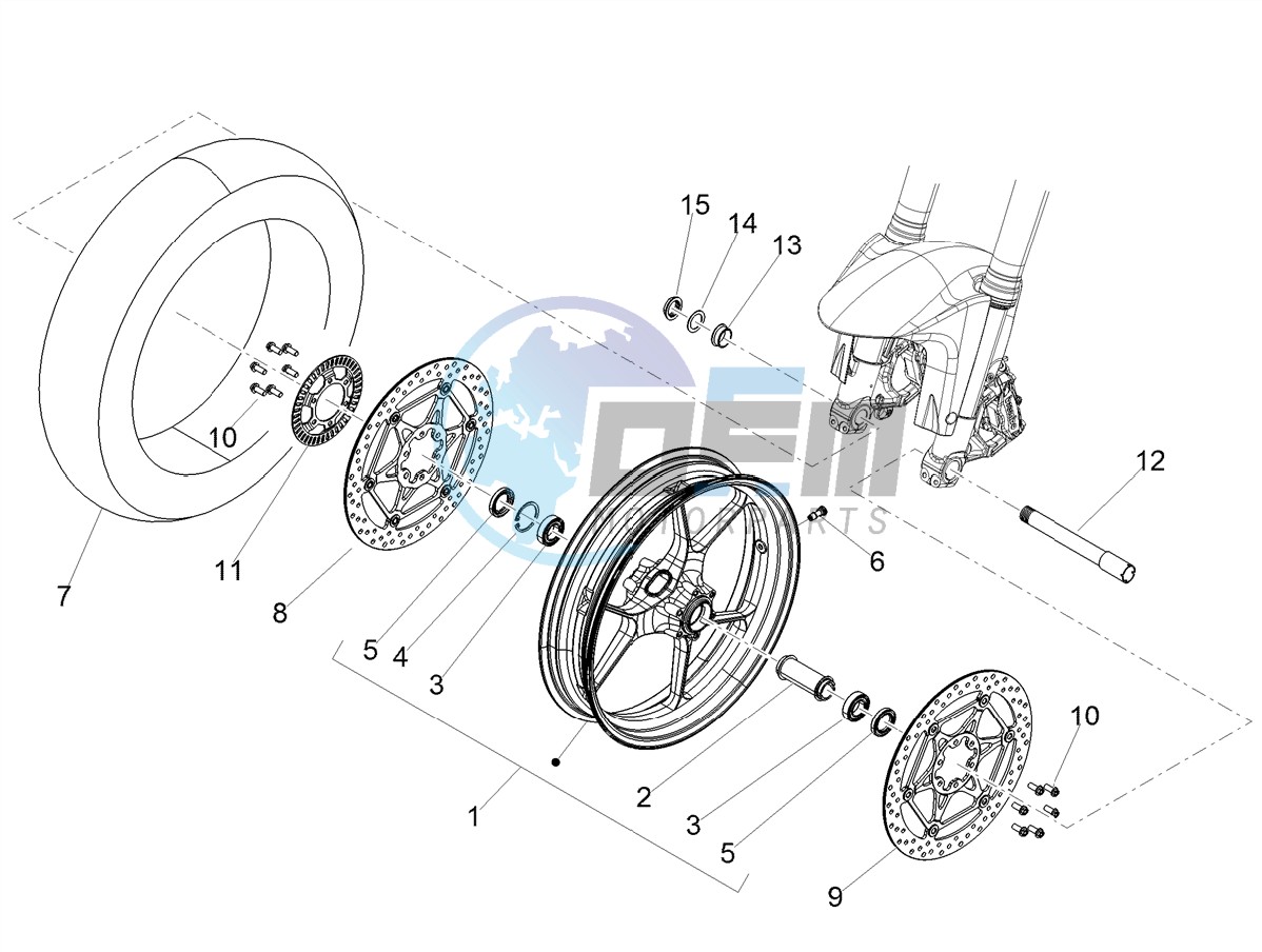 Front wheel