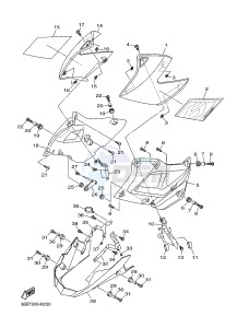 XJ6NA 600 XJ6-N (NAKED, ABS) (36BB 36BC) drawing SIDE COVER 2