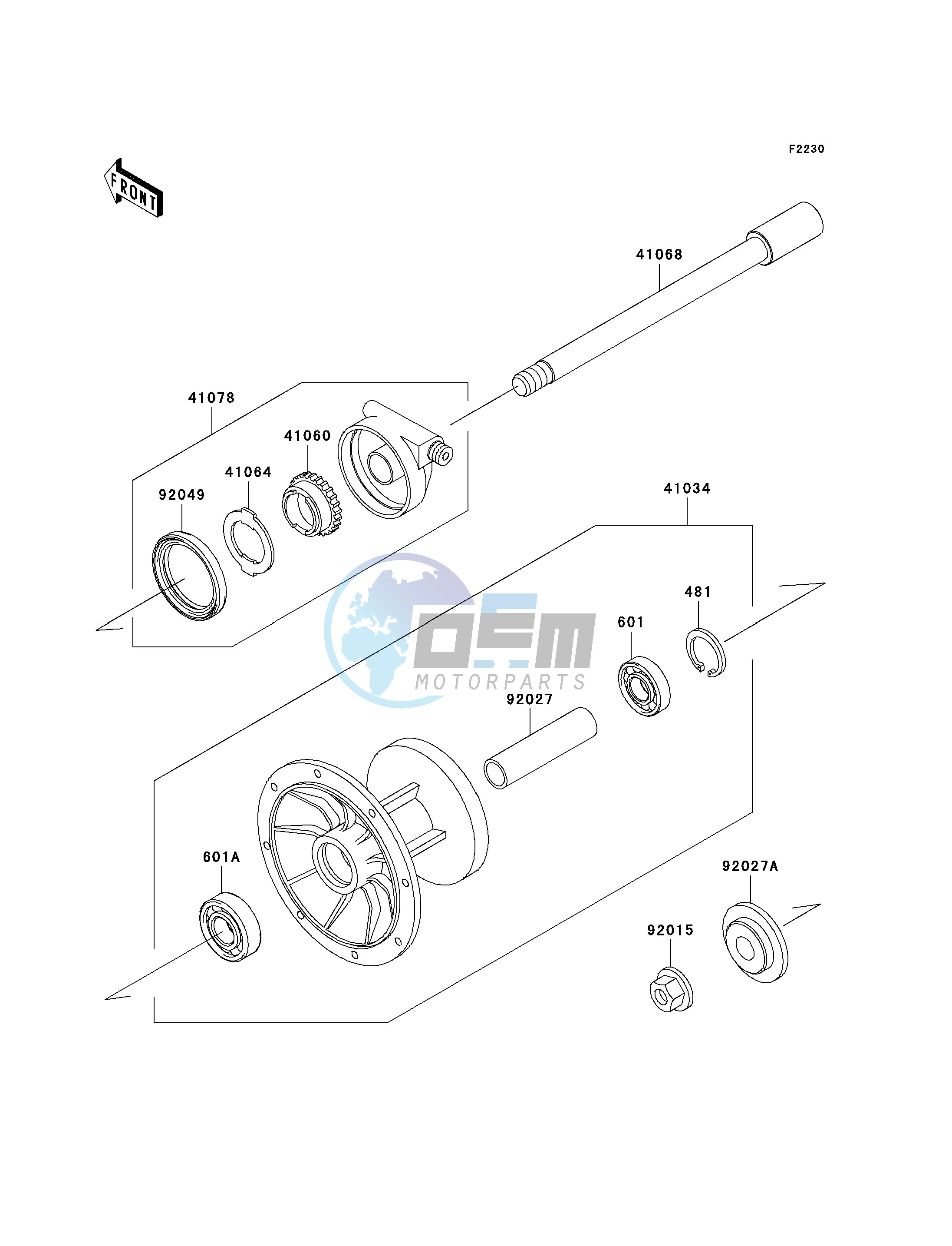 FRONT HUB