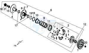 ORBIT II 50 drawing CLUTCH