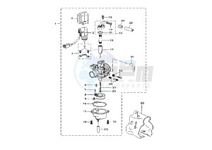 BW'S NAKED 50 drawing CARBURETOR