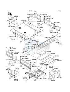 MULE 4010 TRANS 4x4 DIESEL KAF950GCF EU drawing Carrier(s)