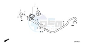 CB1000RAA E / ABS MPH drawing AIR INJECTION CONTROL VALVE