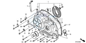 VTR2509 France - (F / CMF LL MK) drawing RIGHT CRANKCASE COVER