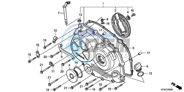 RIGHT CRANKCASE COVER