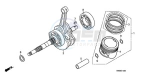 TRX250XA Europe Direct - (ED) drawing CRANKSHAFT