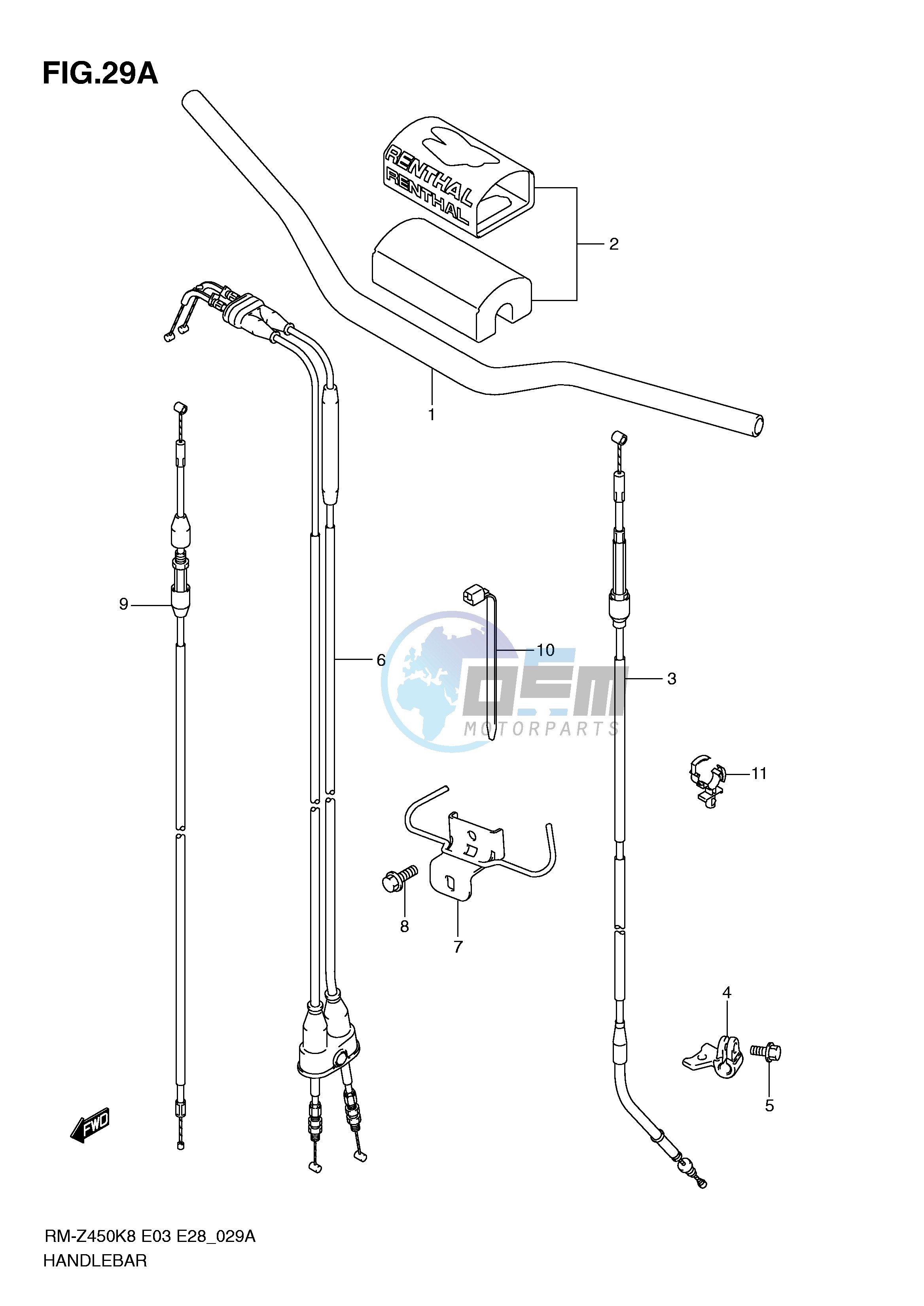 HANDLEBAR (RM-Z450L1)