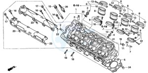 CBF600SA drawing CYLINDER HEAD (CBF600S6/SA6/N6/NA6)