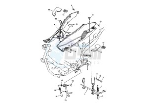 YP MAJESTY 125 drawing STAND-FOOTREST