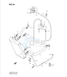 VZ800L0 drawing RADIATOR HOSE