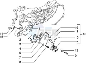 Typhoon 50 X drawing Oil pump