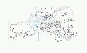 V 11 1100 Le Mans - Sport Naked Le Mans/Sport Naked drawing Fuel supply