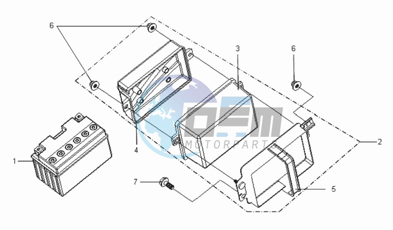 BATTERY - BATTERY HOLDER