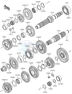 VULCAN S ABS EN650DHF XX (EU ME A(FRICA) drawing Transmission