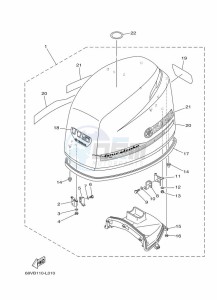 F115AETX drawing FAIRING-UPPER