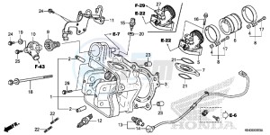 NSS300AD Forza E drawing CYLINDER HEAD