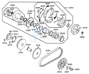 NEW DINK 50 Netherlands drawing Driven Pulley