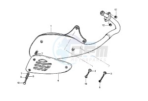 SKIPPER 4T 125-150 drawing Silencer