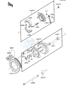 KX 60 B [KX60] (B1-B4) [KX60] drawing REAR HUB