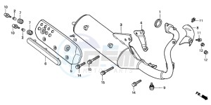 SFX50S drawing EXHAUST MUFFLER