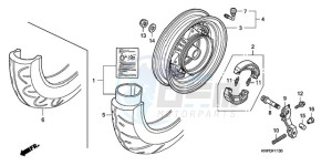 SCV100F9 Turkey - (TU) drawing REAR WHEEL