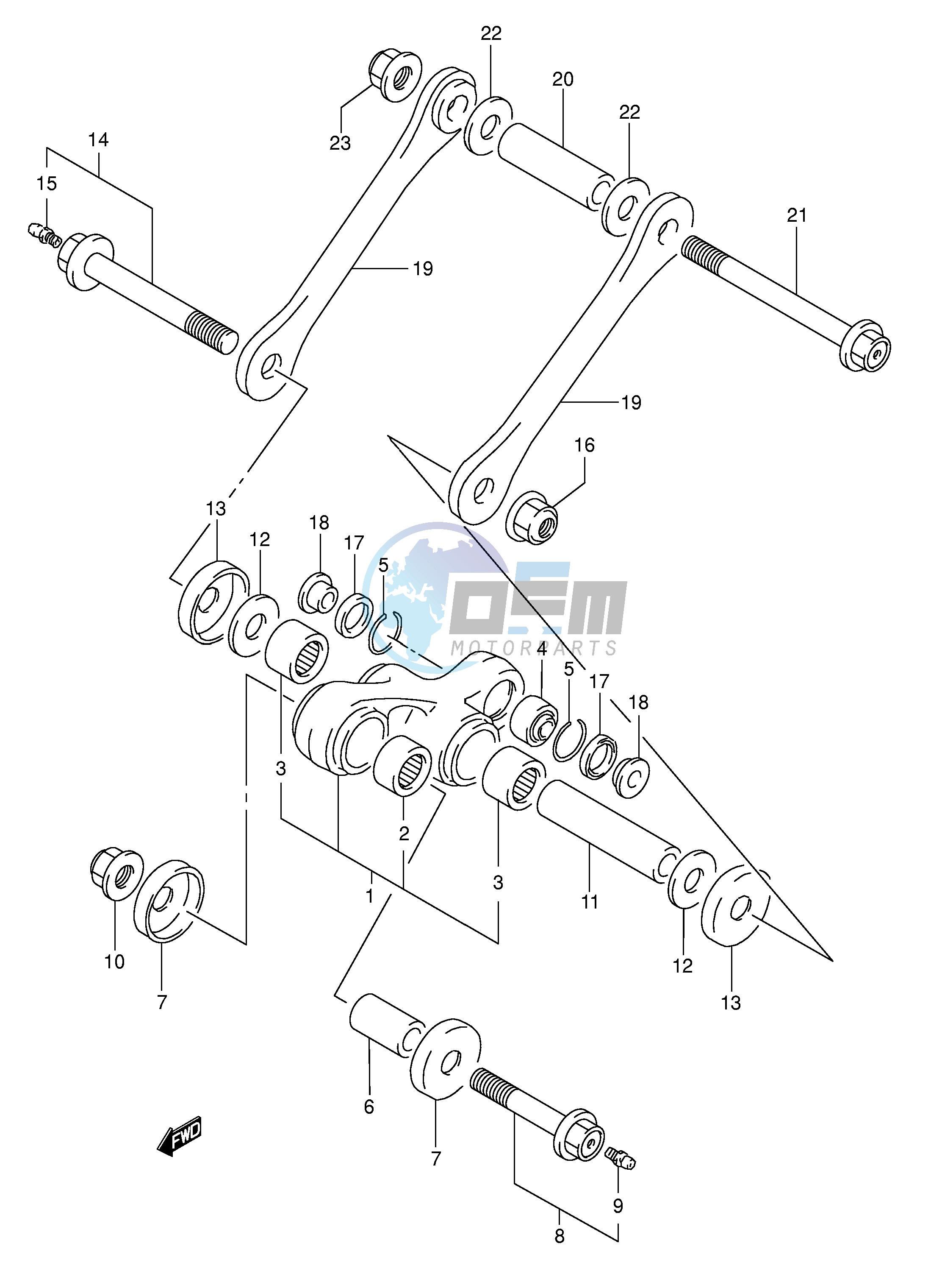 REAR CUSHION LEVER