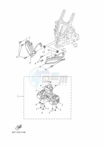 TRACER 700 MTT690-U (B5T1) drawing HEADLIGHT