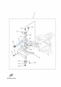 F40FEHD drawing TILLER-HANDLE