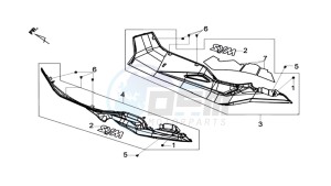 MAXSYM 600I ABS drawing COWLING L / R