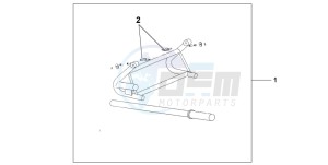 VT750CA drawing MAINTENANCE STAND