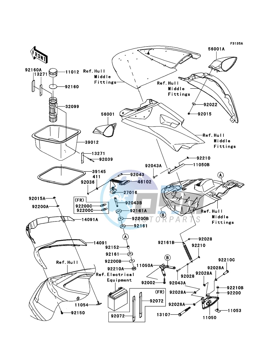 Hull Front Fittings