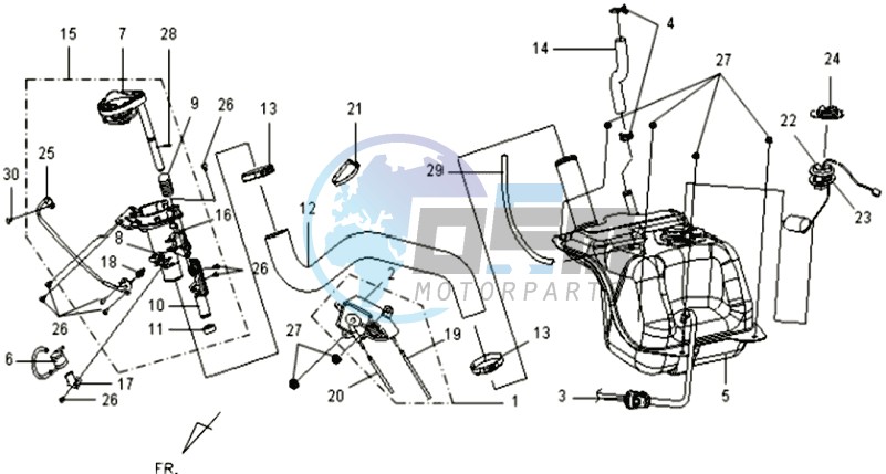 FUELTANK - GAS VALVE