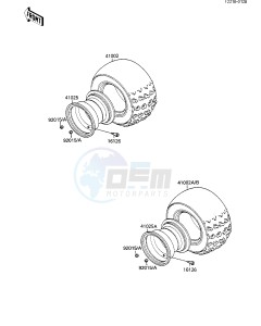 KSF 250 A [MOJAVE 250] (A1-A2) [MOJAVE 250] drawing WHEELS_TIRES