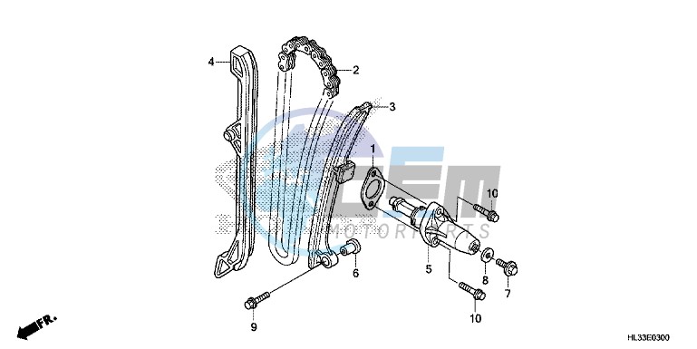 CAM CHAIN/TENSIONER