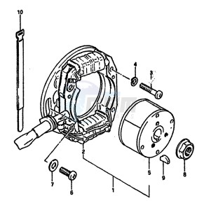 RM125 (E-F) drawing MAGNETO