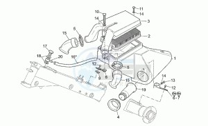 V 11 1100 Sport - Mandello Sport/Mandello drawing Air filter