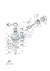 F200GETX drawing CRANKSHAFT--PISTON