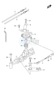 DF 250 drawing Throttle Rod