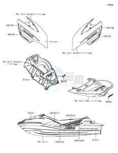 JET SKI ULTRA LX JT1500KJF EU drawing Decals