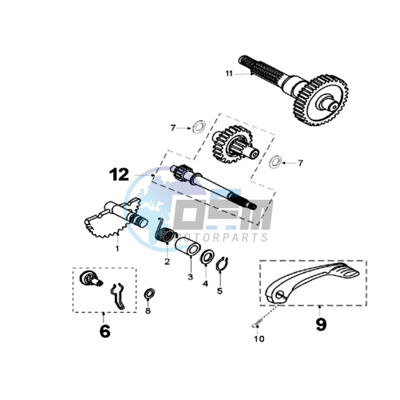 DRIVE SHAFTS / KICKSTARTER