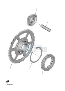 YZF-R6 YZF600 R6 (BN6A) drawing STARTER