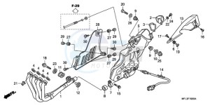 CBR1000RA9 UK - (E / ABS MKH MME REP) drawing EXHAUST MUFFLER