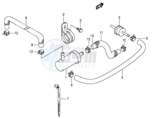 AN400 (E2) Burgman drawing FUEL FILTER