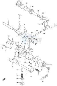 GZ250 (K3) drawing GEAR SHIFTING