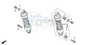 CMX250C REBEL drawing REAR CUSHION