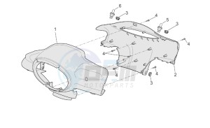 Scarabeo 50 Di-Tech drawing Front body I