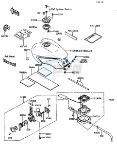 ZG 1000 A [CONCOURS] (A7-A9) [CONCOURS] drawing FUEL TANK