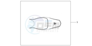 CB600FA39 Spain - (SP / ABS ST) drawing KIT SEAT ASSY SE